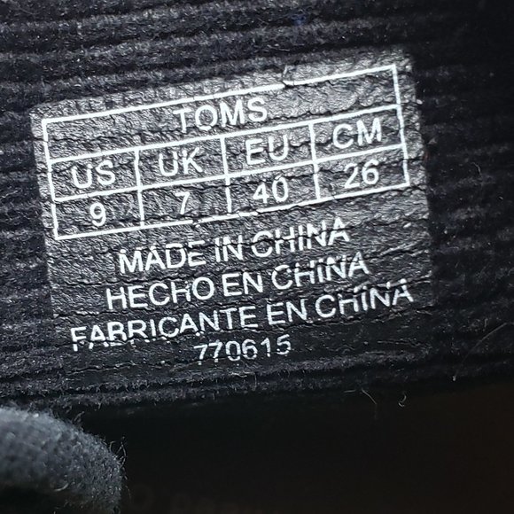 Toms Paseo High Top Black Suede Sneakers Shoes - Picture 7 of 7